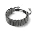 Liens Panda | Bracelet Kismet de luxe | Noir x Argent